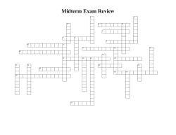 Midterm Exam Review