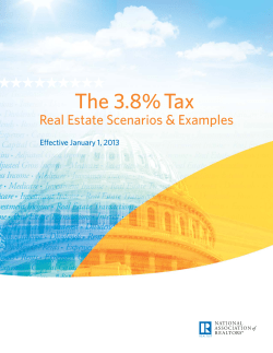 The 3.8% Tax - National Association of Realtors