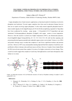 POLYMERIC COPPER (II) PHOSPHATES INCORPORATING 4
