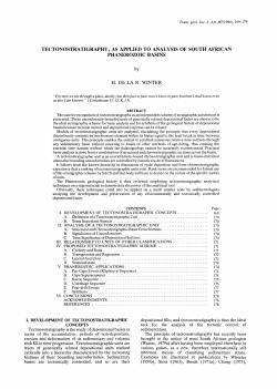 TECTONOSTRATIGRAPHY, AS APPLIED TO ANALYSIS OF