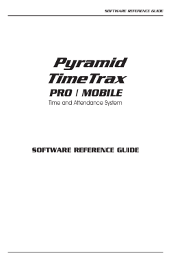 Pyramid TimeTrax - Pyramid Time Systems