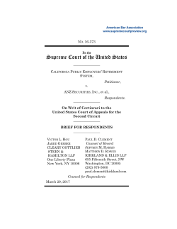 Brief for Respondents