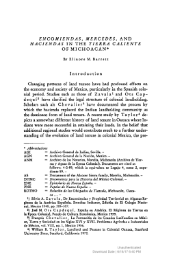 ENCOMIENDAS, MERCEDES, AND HACIENDAS IN