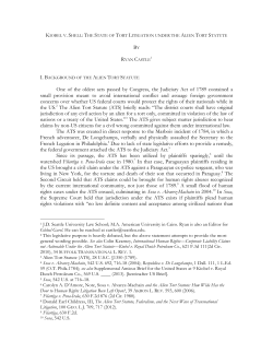 BY One of the oldest acts passed by Congress, the Judiciary Act of