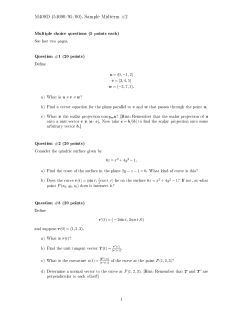 M408D (54690/95/00), Sample Midterm #2