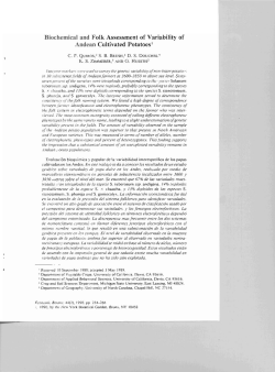 Economic Botany. 44(2) - MSU Potato Breeding and Genetics Program