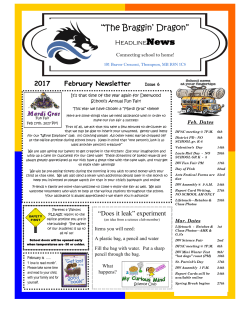 the newsletter