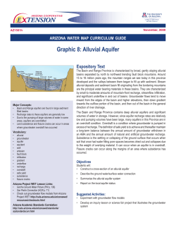 Graphic 8: Alluvial Aquifer - The University of Arizona Extension