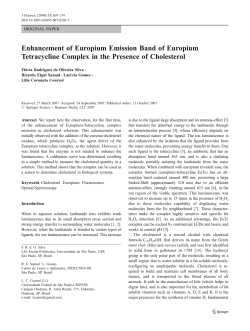 Enhancement of Europium Emission Band of Europium