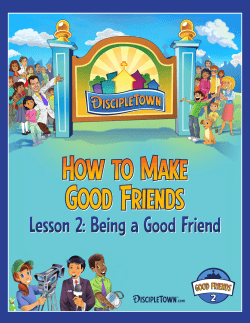 Lesson 2: Being a Good Friend