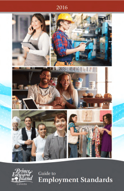 Guide to Employment Standards
