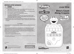 Elmo`s Count Along Crayons