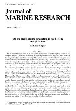 On the thermohaline circulation in flat bottom