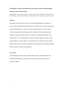 Critical autoethnography and the