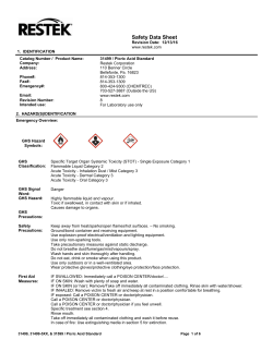 Safety Data Sheet