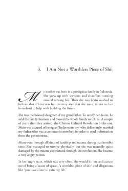 3. I Am Not a Worthless Piece of Shit