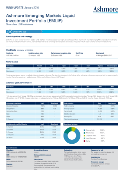Ashmore Emerging Markets Liquid Investment Portfolio (EMLIP)