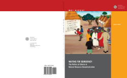 Waiting for Democracy - World Resources Report