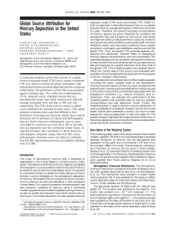 Global Source Attribution for Mercury Deposition in the United States