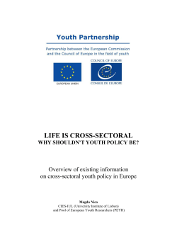 Cross-sectoral youth policy by Magda Nico