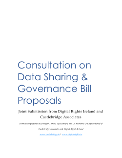 Digital Rights Ireland - Department of Public Expenditure and Reform