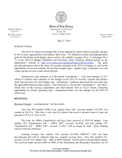 May 27, 2015 Software Vendors, The 2015