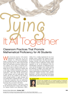 Tying It All Together - George Mason University