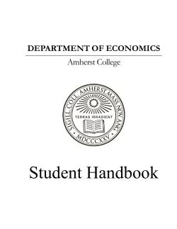 Handbook - Amherst College