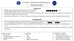 Introducingratio - King Charles I School
