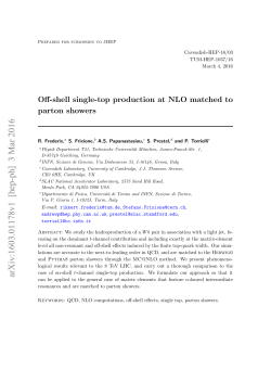 Off-shell single-top production at NLO matched to parton showers