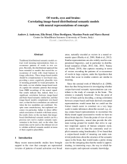 Of words, eyes and brains: Correlating image-based - clic