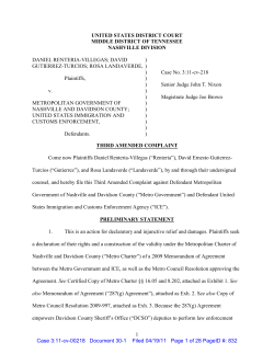 Third Amended Complaint