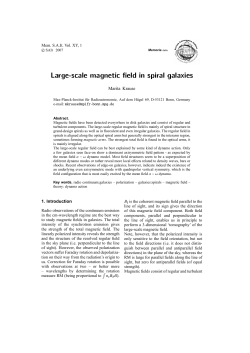Large scale magnetic fields in spiral galaxies