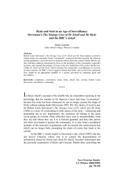 Hyde and Seek in an Age of Surveillance - Neo