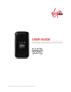 ALCATEL ONETOUCH SpeakEasy User Guide