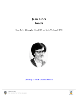 Jean Elder fonds