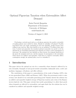 Optimal Pigouvian Taxation when Externalities Affect
