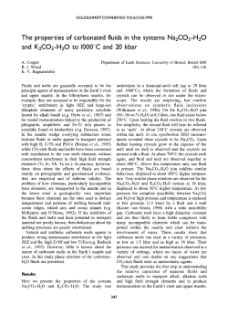 The properties of carbonated fluids in the systems Na2CO3