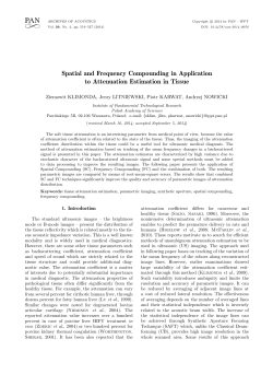 Spatial and Frequency Compounding in Application to