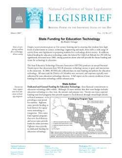 State Funding for Education Technology
