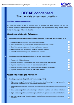 (DESAP) condensed version