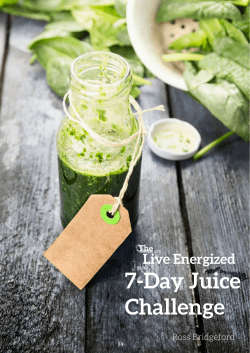 7-Day Juice Challenge