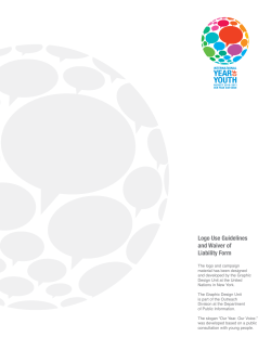 Logo Use Guidelines and Waiver of Liability Form
