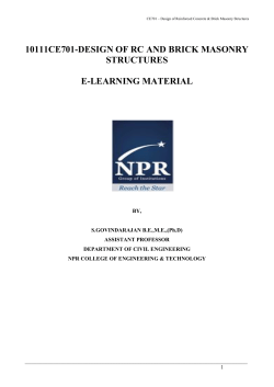 ce 701 design of rc and brick masonry structures