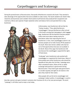 Carpetbaggers and Scalawags