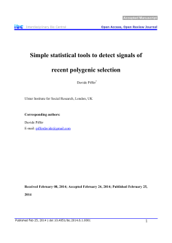 Simple statistical tools to detect signals of recent polygenic selection