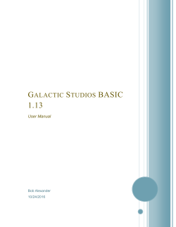 Galactic Studios BASIC 1.13