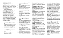 THE PREAMBLE* HOW DO I KNOW IF I`M A WORKAHOLIC