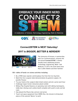 Connect2STEM is NEXT Saturday! 2017 is BIGGER, BETTER