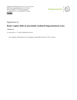 Supplement - Biogeosciences